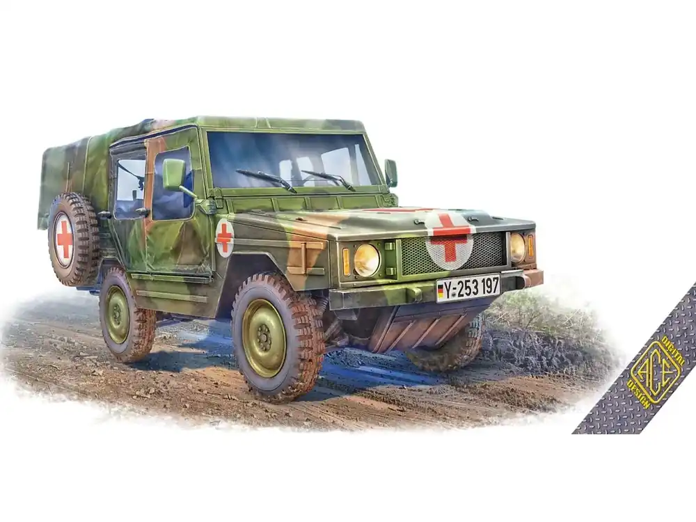 Nejlepší Volba 0,5t Iltis SAN with medical mission kit 1/35