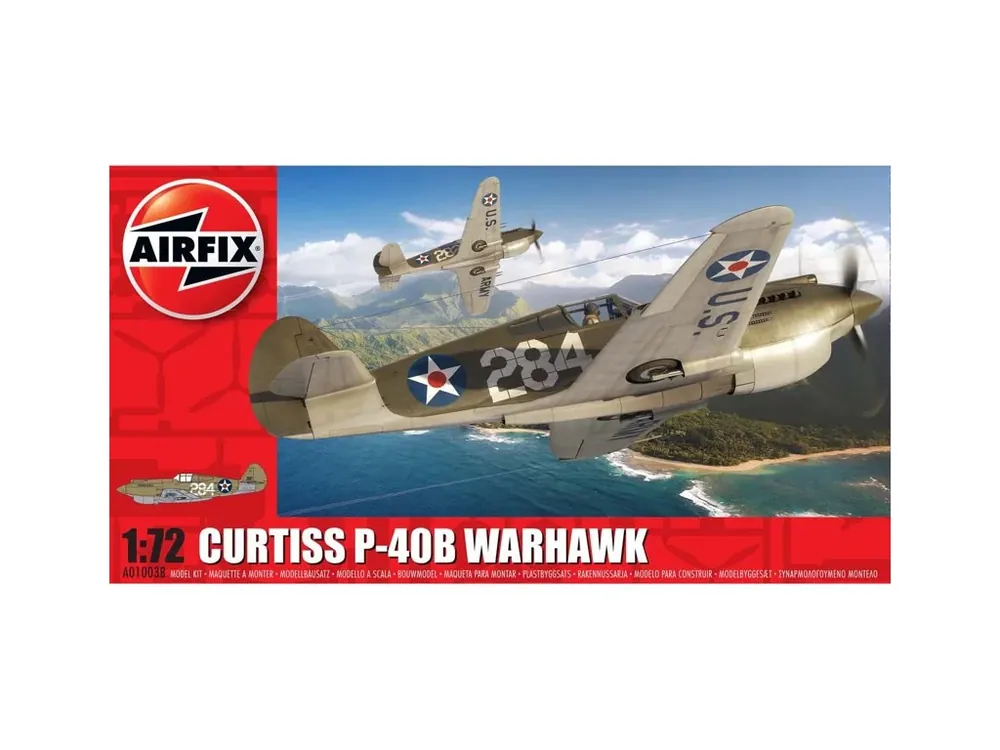 Tovární Cena Curtiss P-40 B Warhawk 1/72