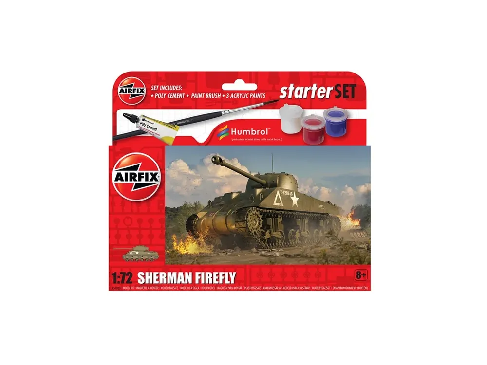 Omezená Nabídka Sherman Firefly - Small Beginners Set 1/72
