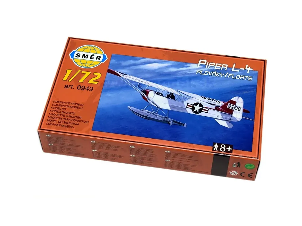 Akční Nabídka Piper L-4H (plavákový podvozok) 1/72