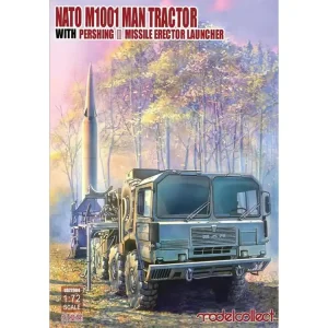 Levný M1001 MAN Tractor & Pershing II Missile Erector Launcher 1/72