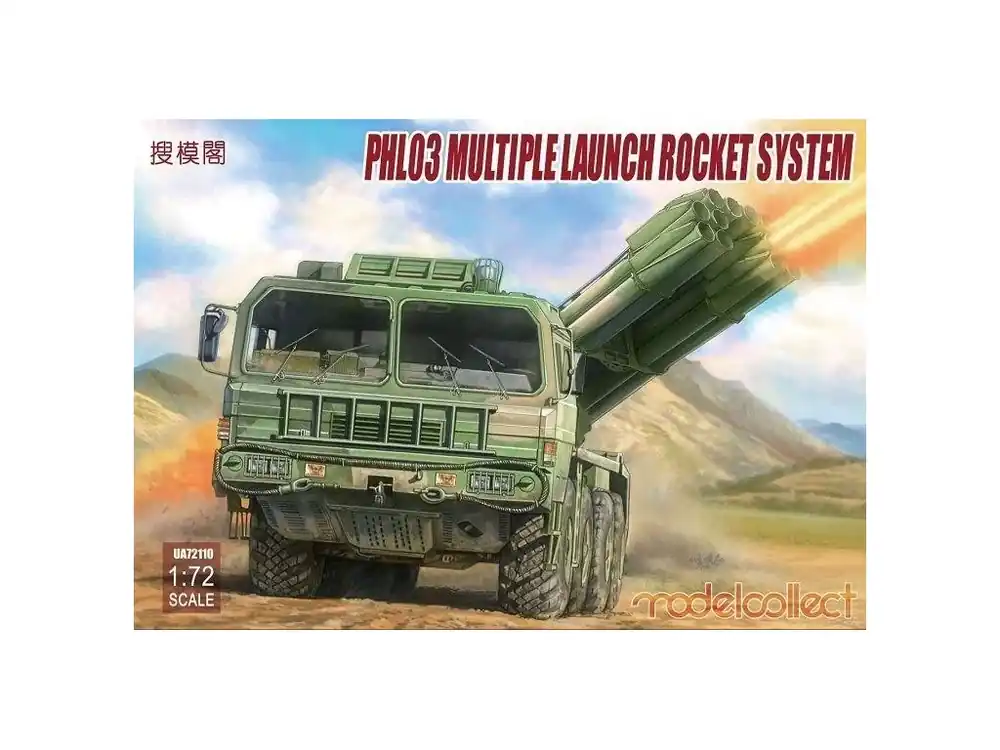 Oblíbený PHL03 MLRS 1/72 Model Collect UA72110
