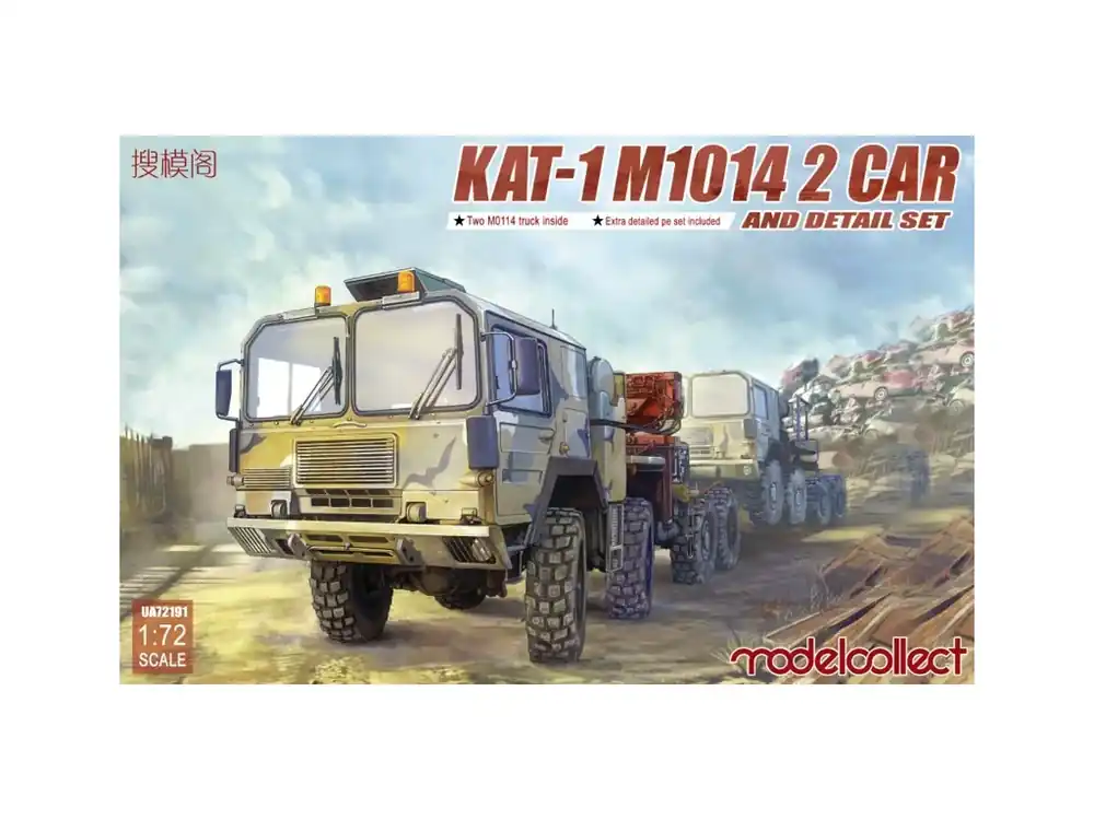 Značkový KAT-1 M1014 2 car and detail set 1/72 Modelcollect