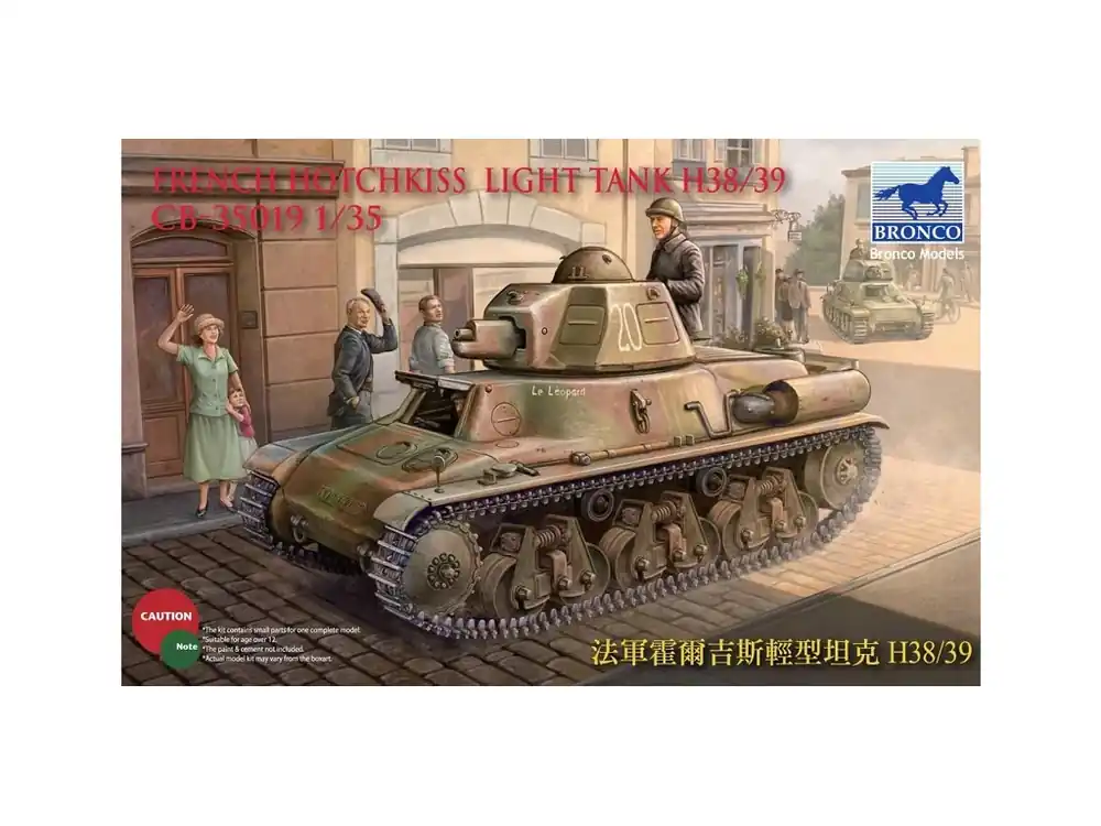 Tovární Cena H38/H39 French Light Tank 1/35