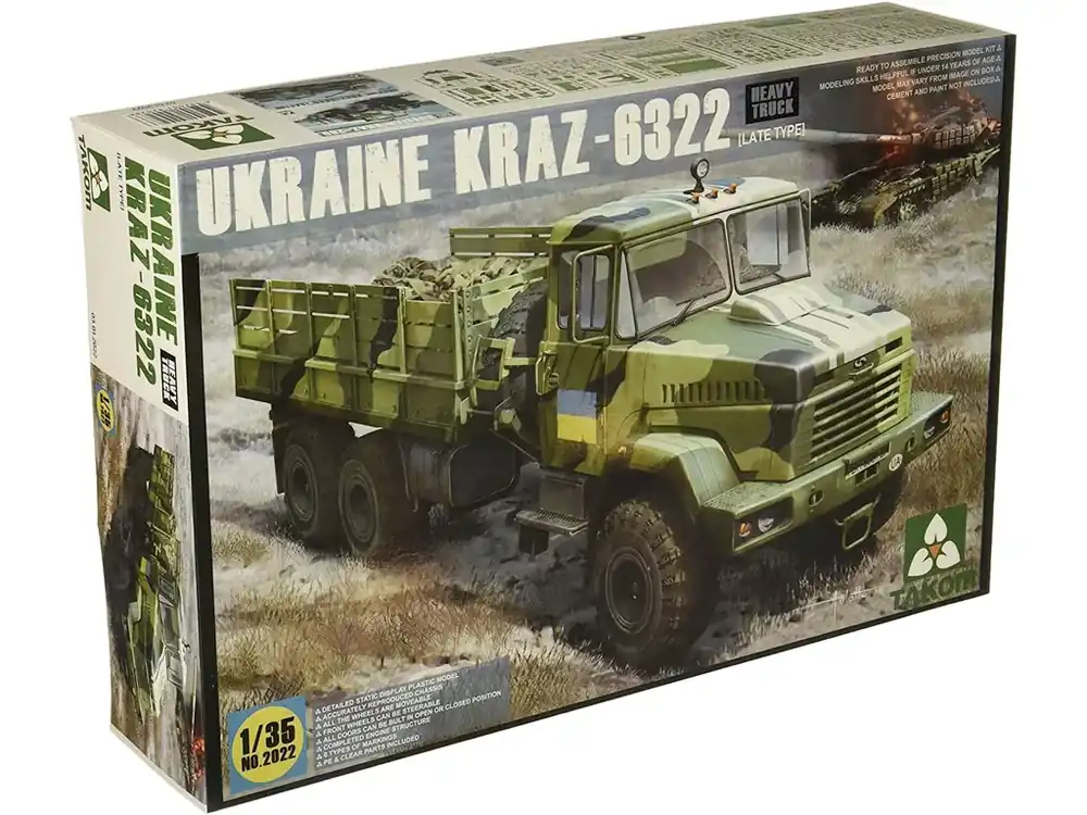 Nejprodávanější KrAz-6322 Ukraine Heavy Truck (late) 1/35