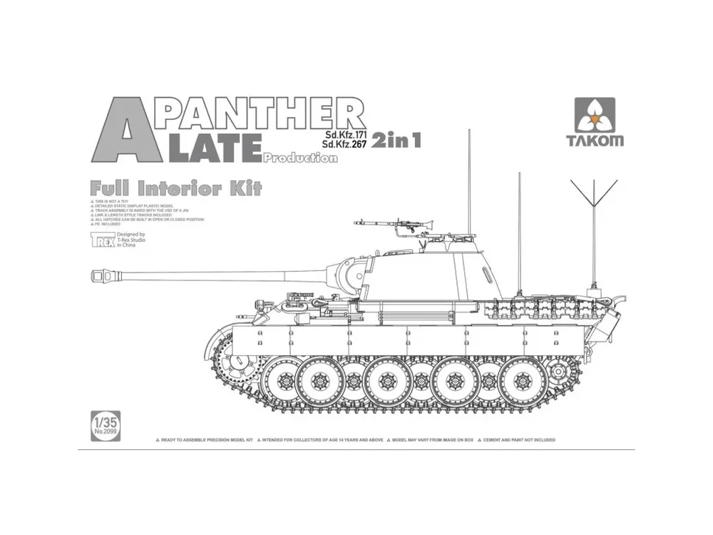 Pz.Kpfw. V Panther Ausf. A (Late Production) 1/35 Originální