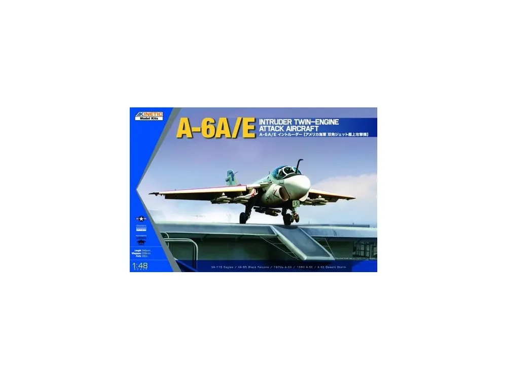 Vrácení Zdarma Grumman A-6A/E Intruder Twin Engine Attack 1/48