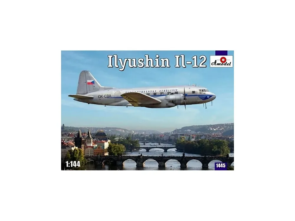 Ilyushin Il-12 ČSA 1/144 Levný
