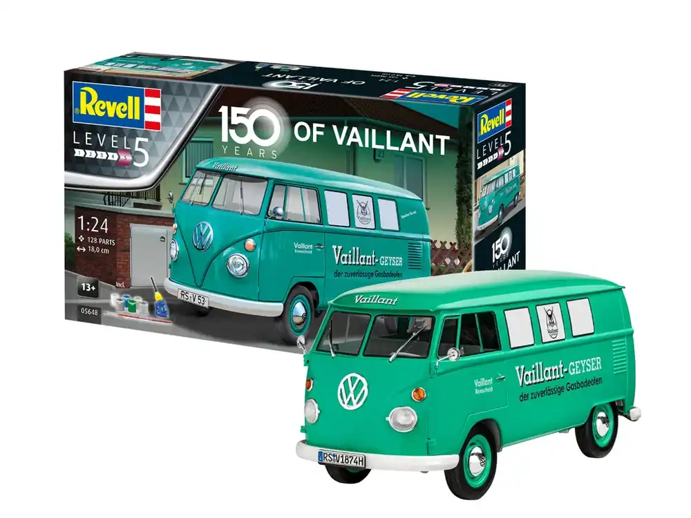 150 years of Vaillant VW T1 Bus Gift-Set 1/24 Originální
