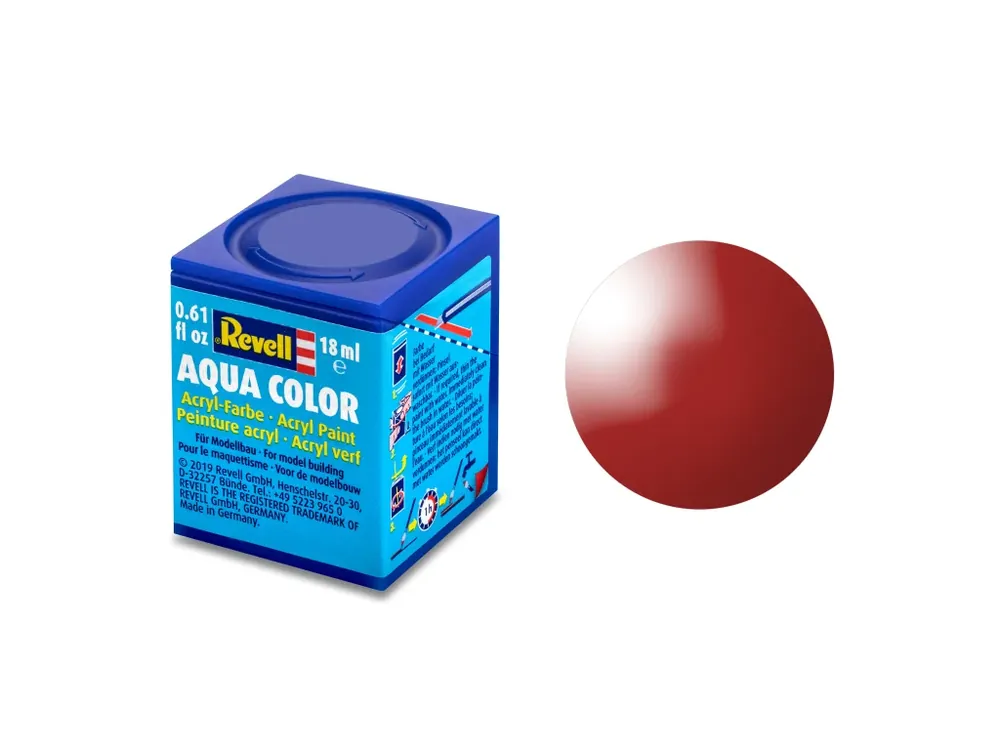 Barva Revell AQUA - 31 Červená ohnivá lesklá (Fiery Red Gloss RAL3000) 18ml Nakupujte Hned