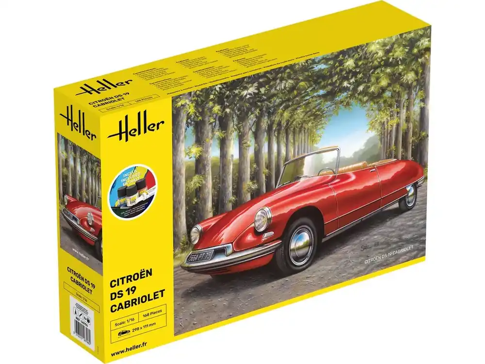 Citroen DS 19 Cabriolet STARTER KIT 1/16 Vysoce Kvalitní