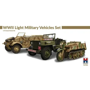 WWII Light Military Vehicles Set 1/72 Sezónní Sleva