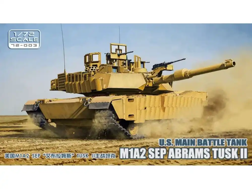 M1A2 SEP Abrams TUSK II U.S. Main Battle Tank 1/72 Tovární Cena