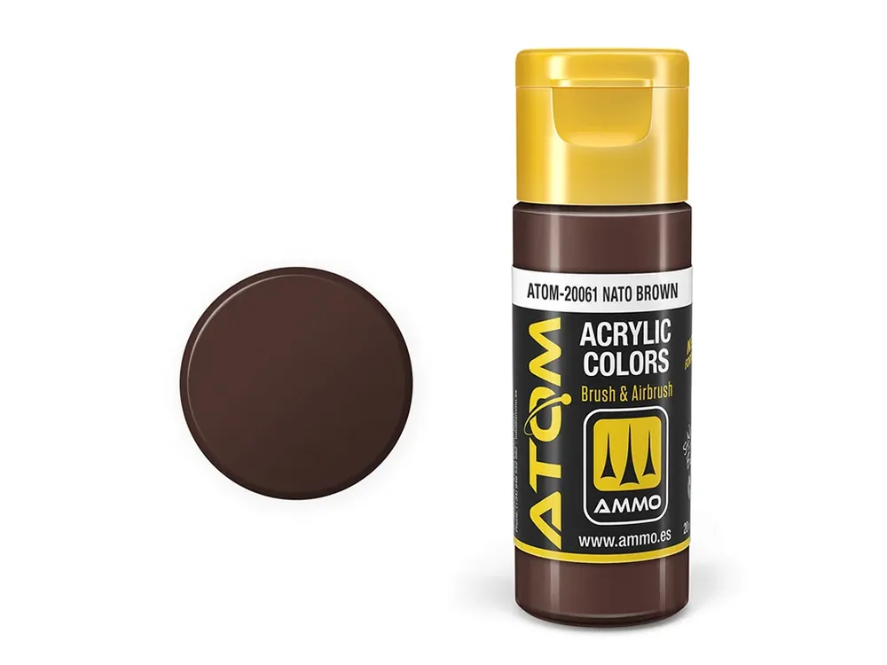 ATOM COLOR - NATO Brown 20ml Levný