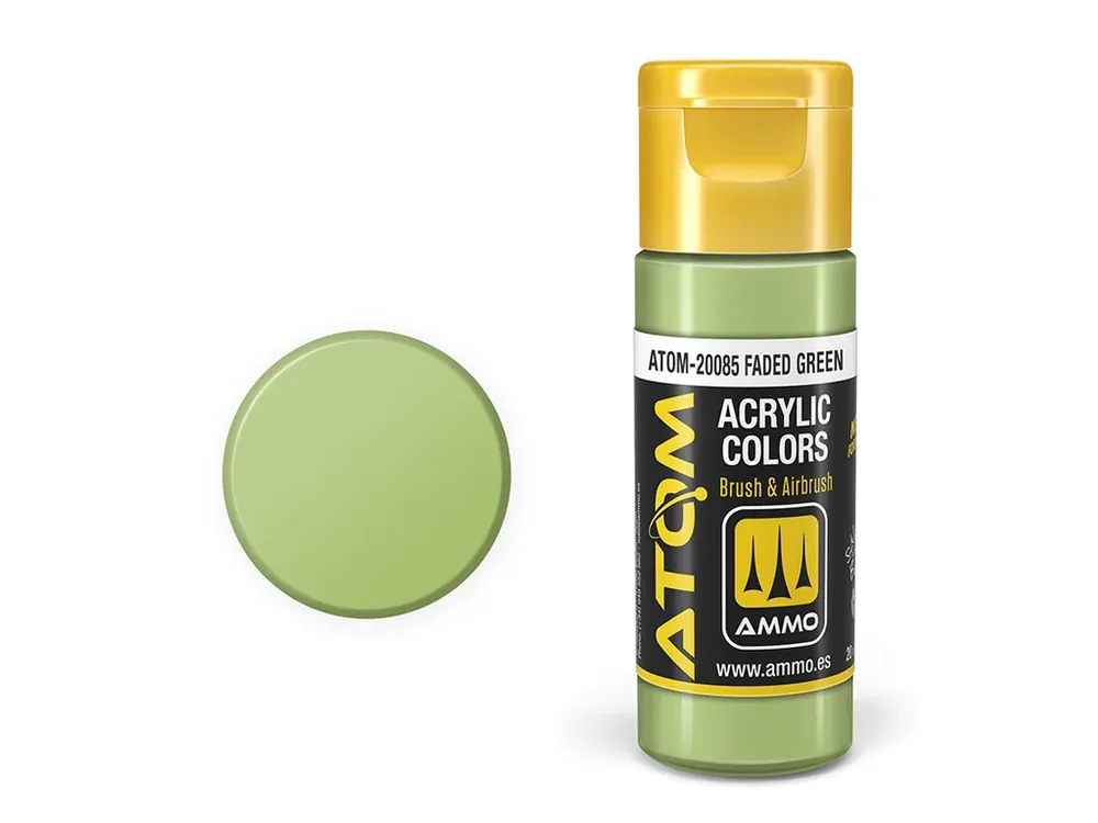 Odeslání Ihned ATOM COLOR - Faded Green 20ml