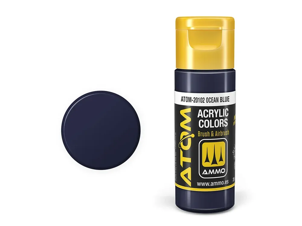 Tovární Cena ATOM COLOR - Ocean Blue 20ml