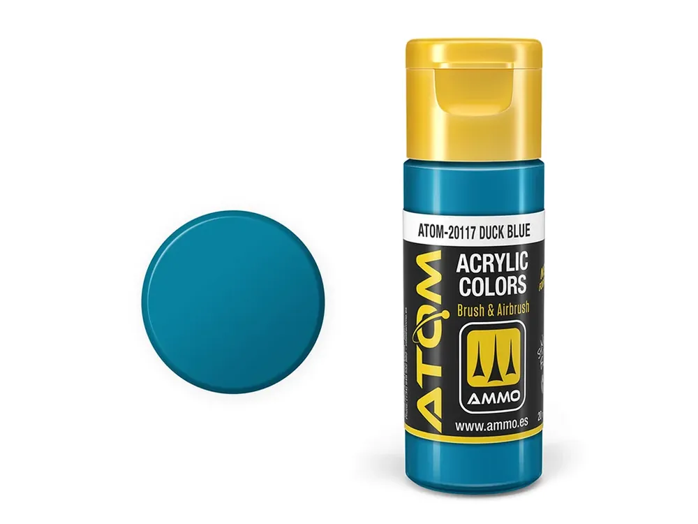 ATOM COLOR - Duck Blue 20ml Omezená Nabídka