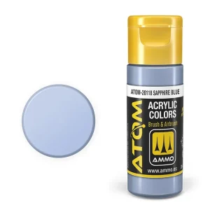 ATOM COLOR - Sapphire Blue 20ml Novinka
