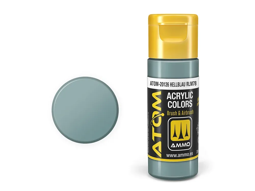 ATOM COLOR - Hellblau RLM78 20ml Horká Nabídka