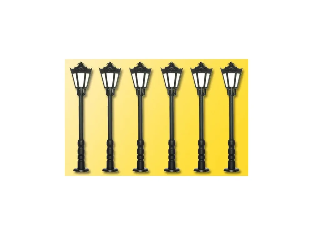 Lampa parková 5+1 ks HO LED teplá bílá Autentický