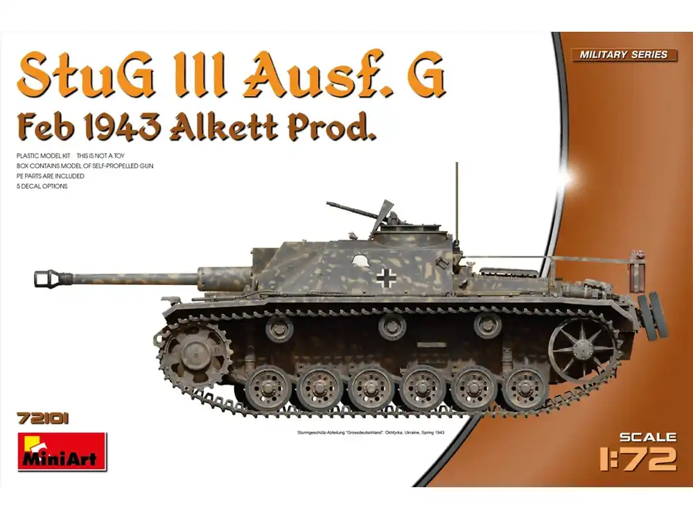 Originální StuG III Ausf.G February 1943 (Alkett Production) 1/72