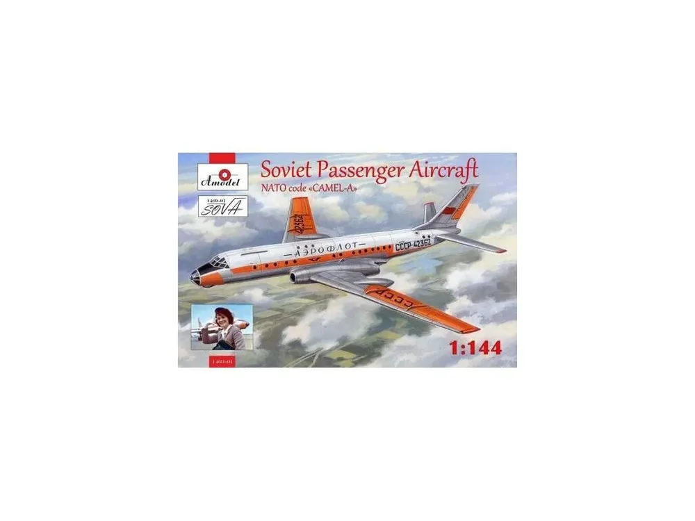 Nakupujte Hned Tupolev Tu-104 airliner Aeroflot, kit2 1/144