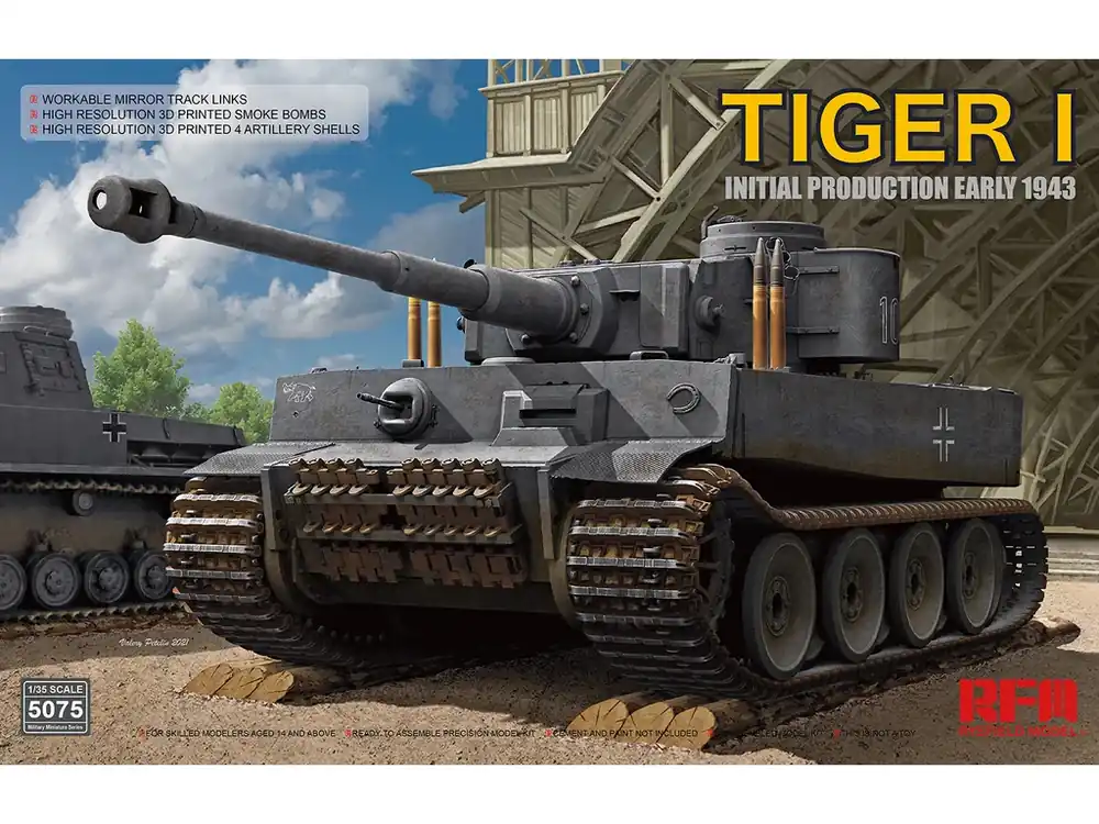 Objednat Nyní Tiger I 100 Initial Production (Early 1943) 1/35
