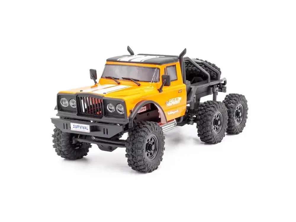 HobbyTech CRX18 Truck Trail 6x6 Oranžová 4WD 1/18 RTR Nakupujte Hned