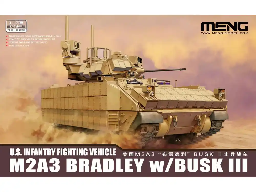 Autentický M2A3 Bradley with BUSK III 1/72