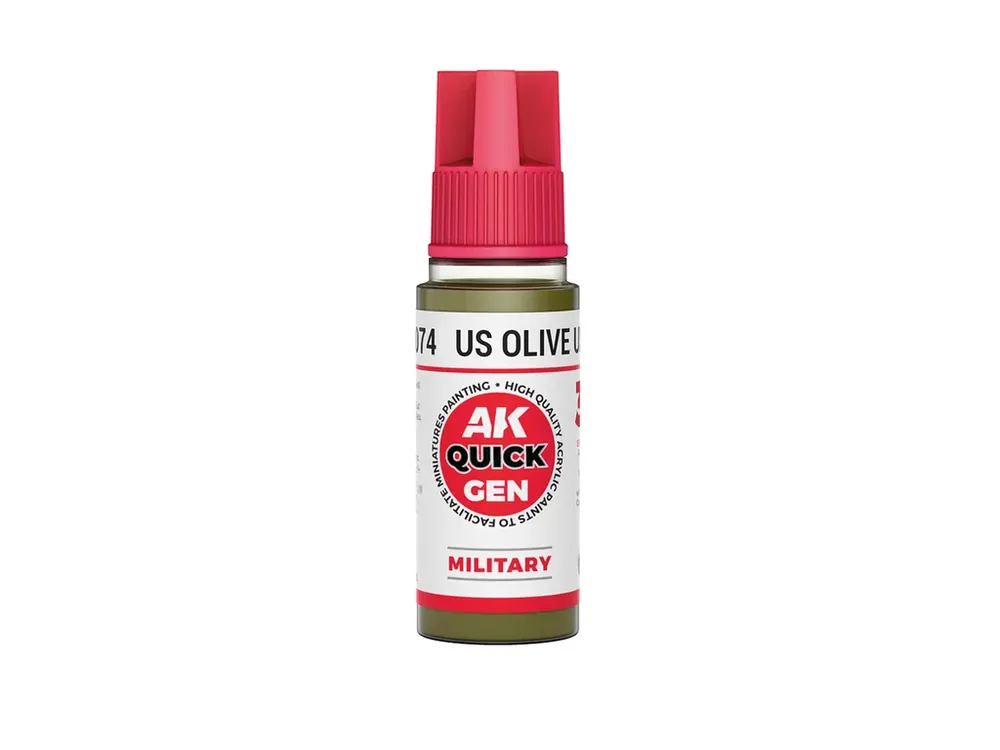 Barva AK Interactive QUICK GEN - US Olive Uniform 18ml Bezpečná Platba