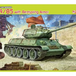 Výprodej T-34/85 with Bedspring Armor 1/35