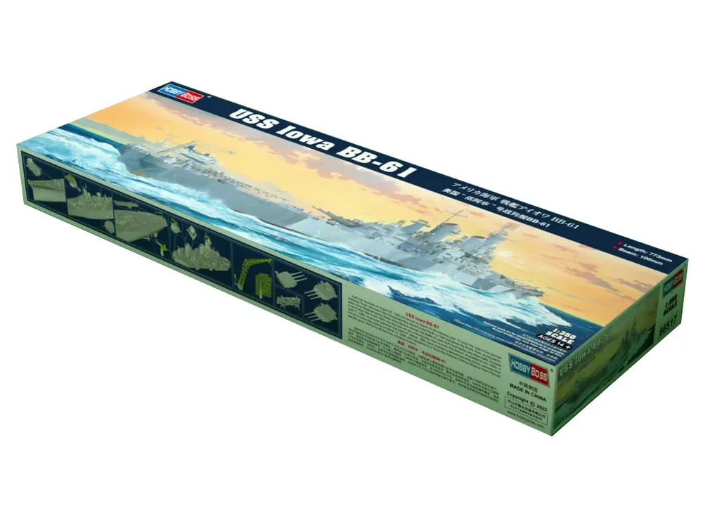 USS Iowa BB-61 Battleship 1/350 Pouze Dnes