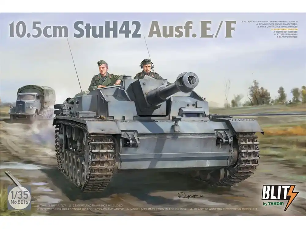 Super Cena 10,5 cm StuH 42 Ausf. E/F 1/35