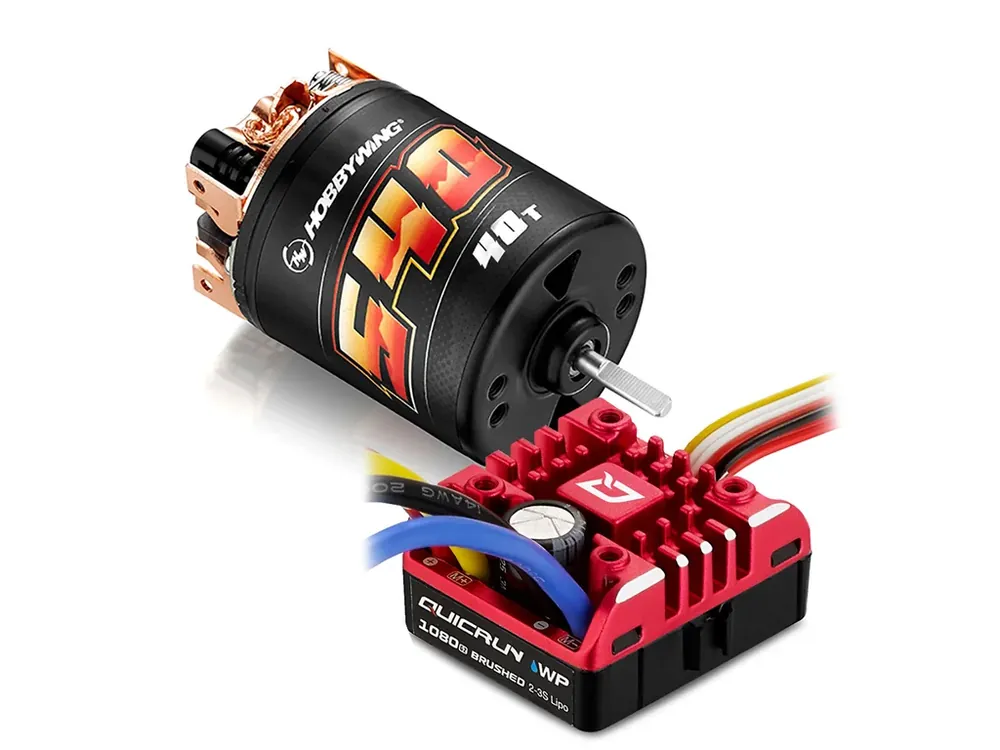 Hobbywing Quicrun Brushed WP1080 Combo 540 40 Turn Akce