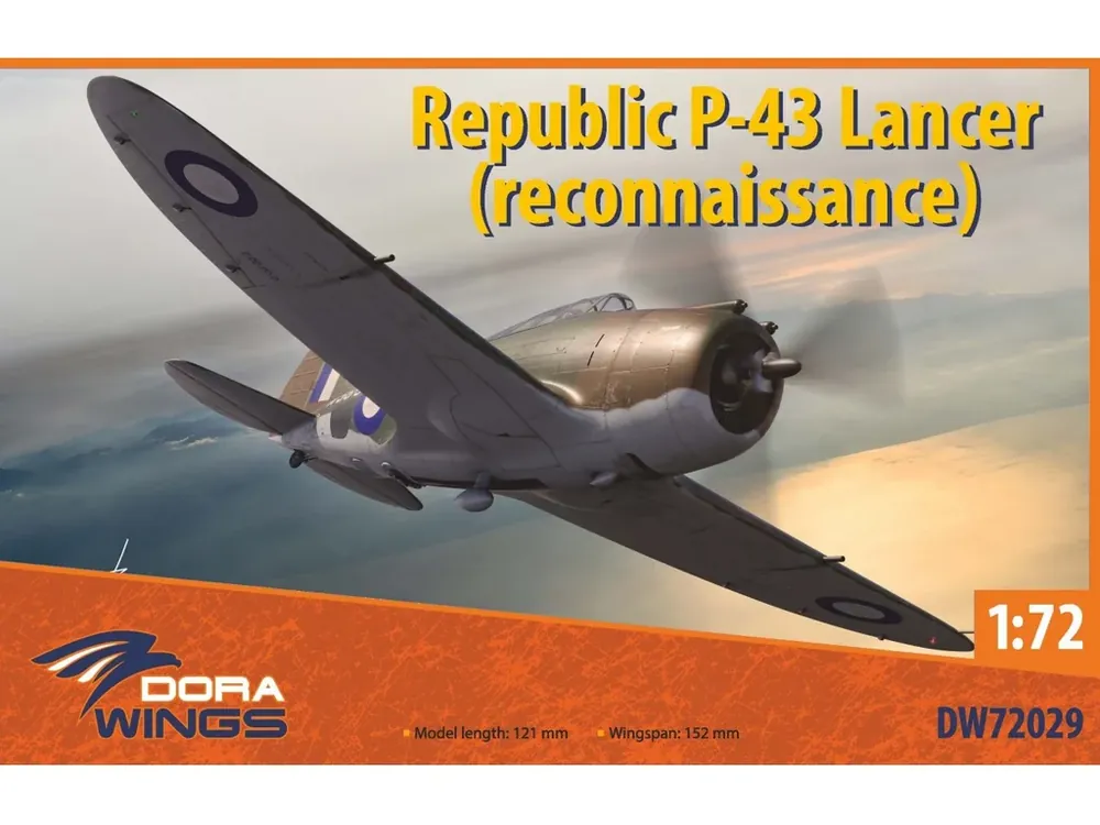 Novinka Republic P-43 Lancer (Reconnaissance) 1/72
