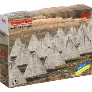 ‘Dragon‘s teeth‘, Anti-tank Obstacles 1/35 Tovární Cena
