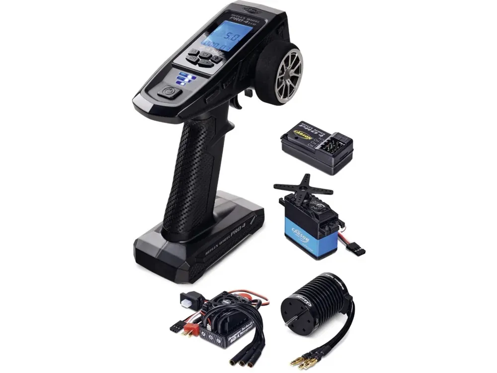 Autentický Carson RC set Reflex Wheel Pro 4 2.4GHz LCD + BL-Set + 6kg Servo