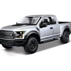 Nejprodávanější Kovový model auta Ford F-150 Raptor 2017 1/24 Šedá Metalíza