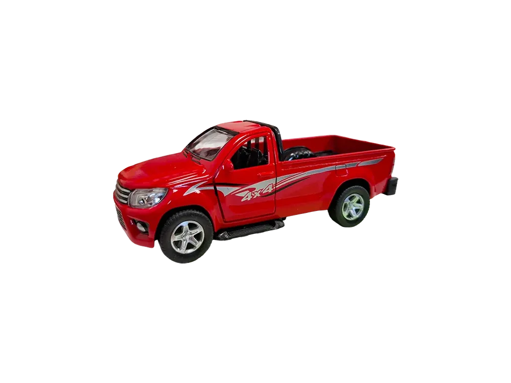 Výhodná Nabídka Pick-Up Truck Pullback Metal Red 1/32