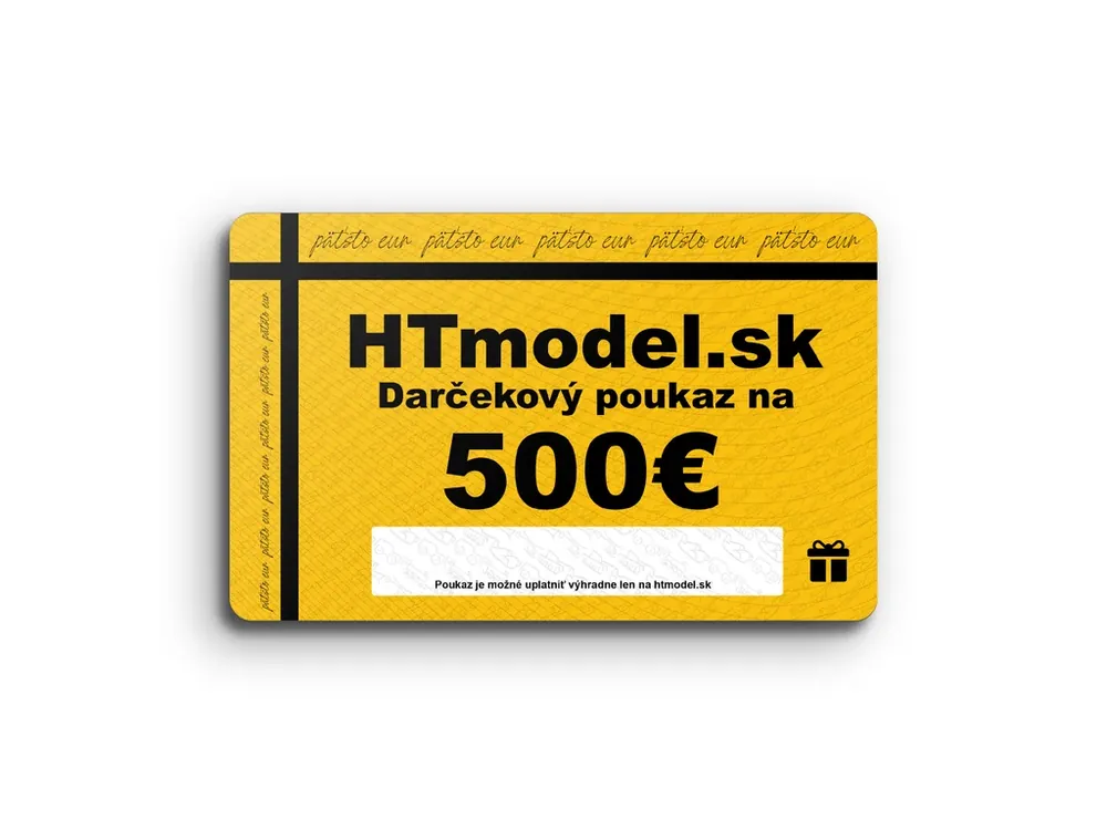 Zlevněný Elektronicka dárková poukázka - 500