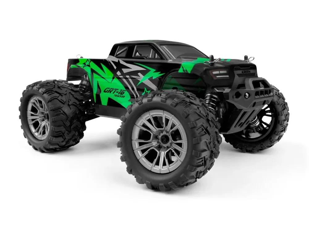 Omezená Nabídka KAVAN RC Monster Truck GRT-16 Tracker 4WD zelený 1/16 RTR