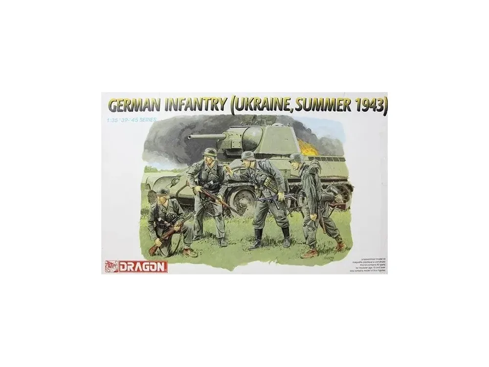 Jen Po Omezenou Doba German Infantry (Ukraine, Summer‘43) 1/35