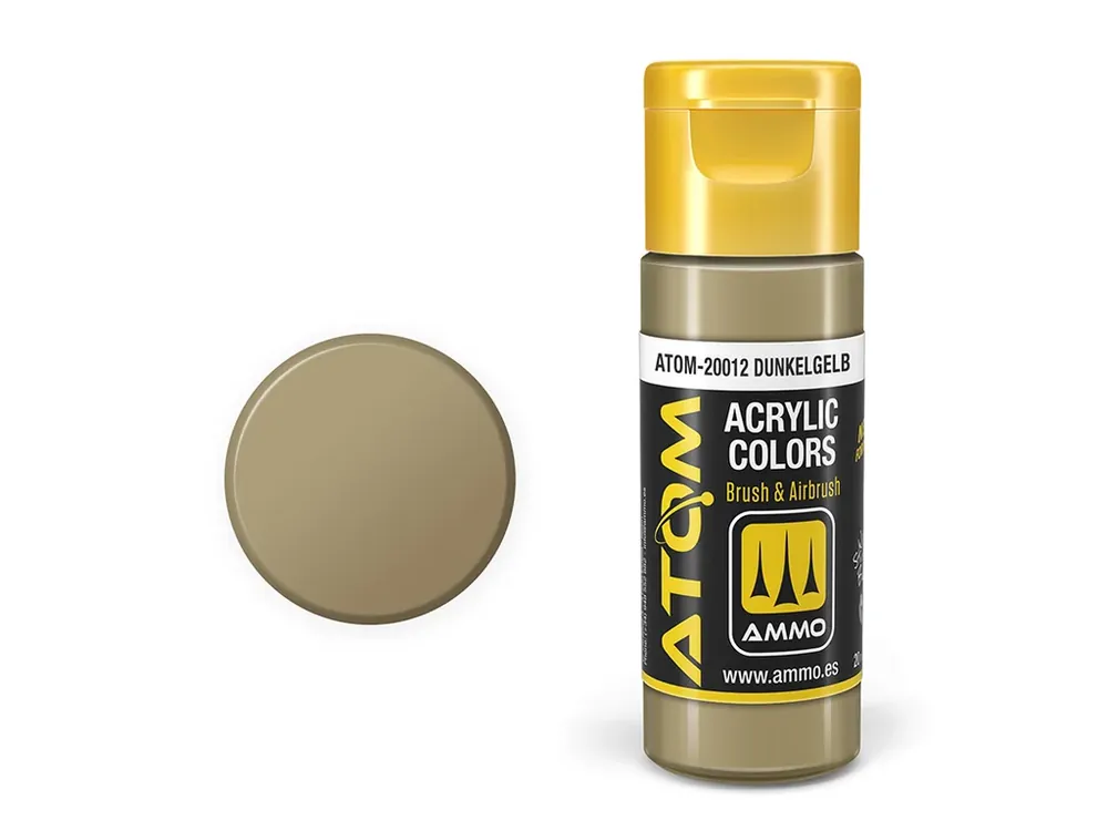 ATOM COLOR - Dunkelgelb 20ml Must-Have