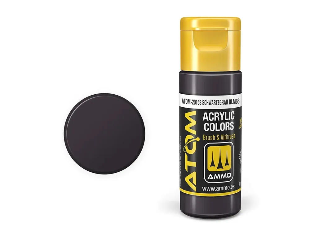Ihned K Objednání ATOM COLOR - Schwartzgrau RLM66 20ml