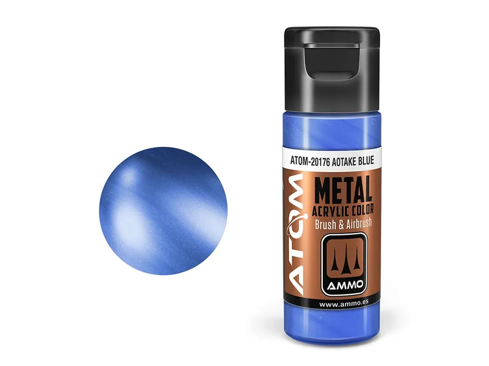 ATOM METALLIC COLOR - Aotake Blue 20ml Aktuální