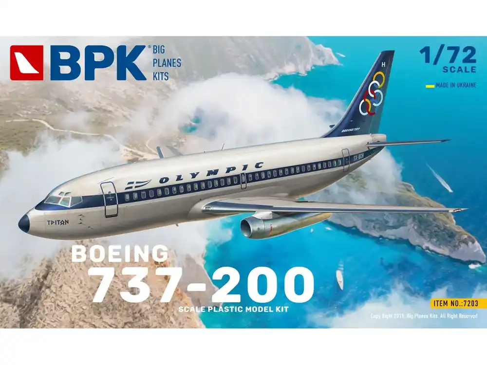 Originální Boeing 737-200 OLYMPIC 1/72