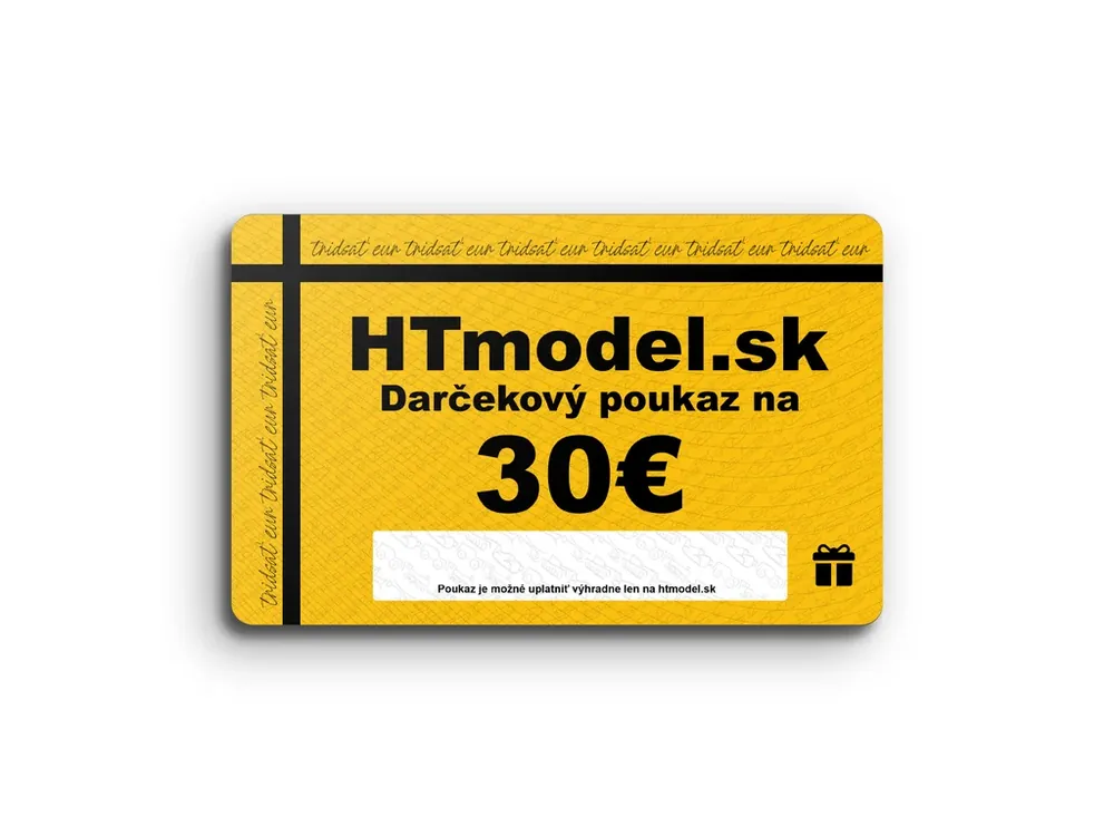 Originální Elektronicka dárková poukázka - 30