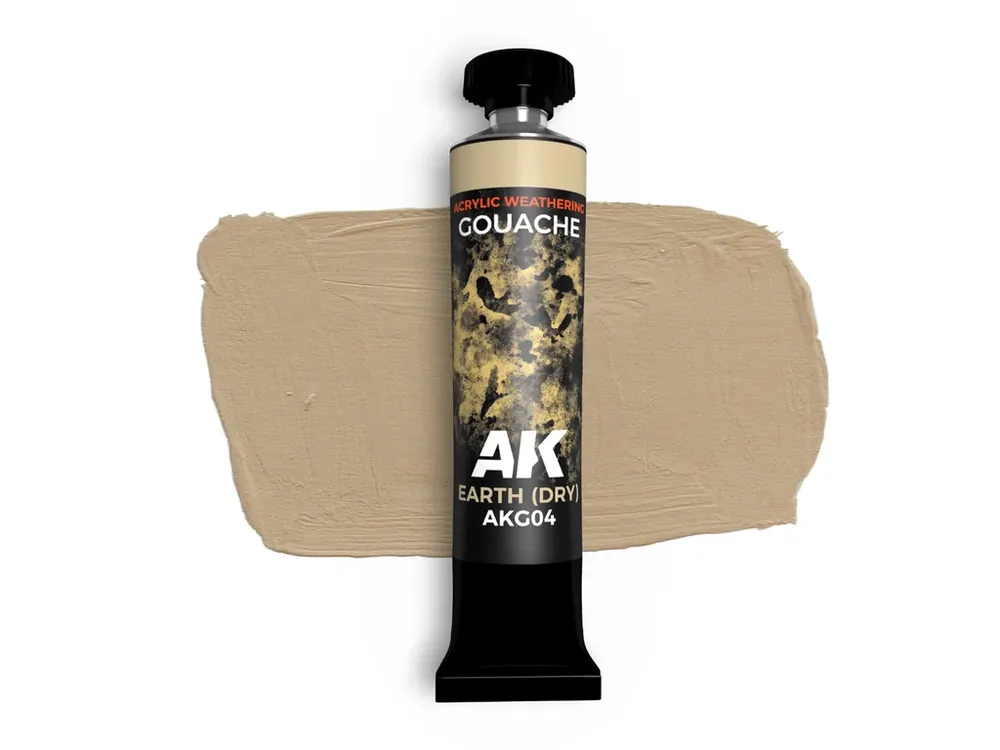 AK Gouache - Dry Earth 20ml Nová Kolekce