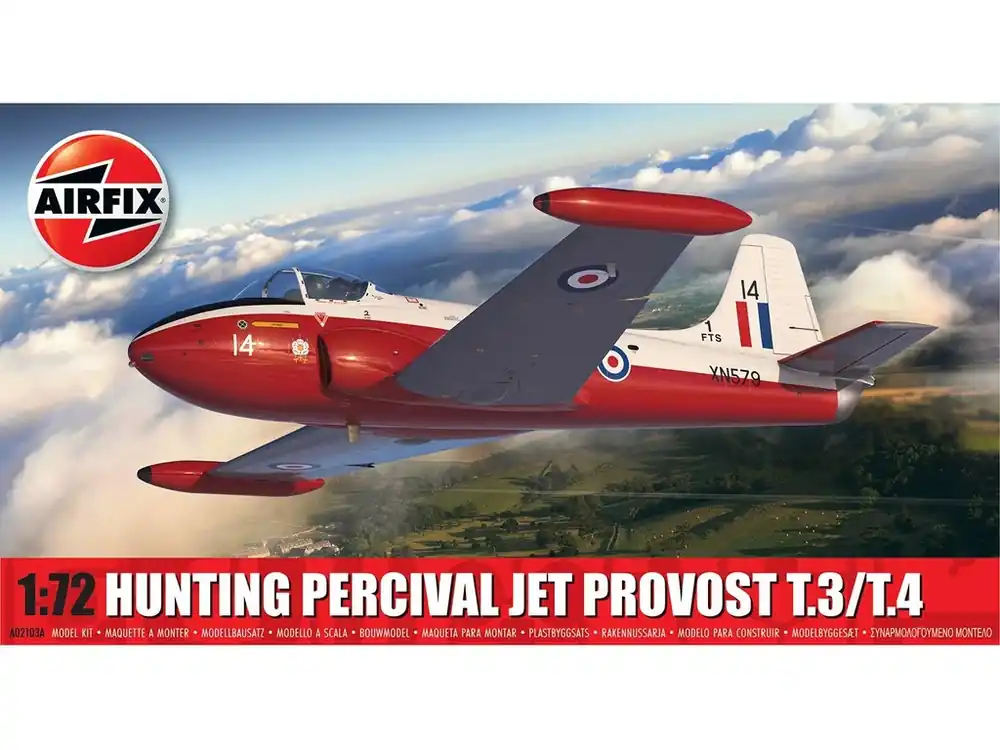 Expresní Doručení Hunting Percival Jet Provost T.3/T.4 1/72