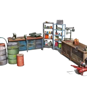 Časově Omezené Garage Workshop 1/35